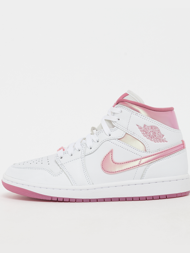 Jordan, Air Jordan 1 Mid SE summit white/blue chill-black, white, Image 1 of 7