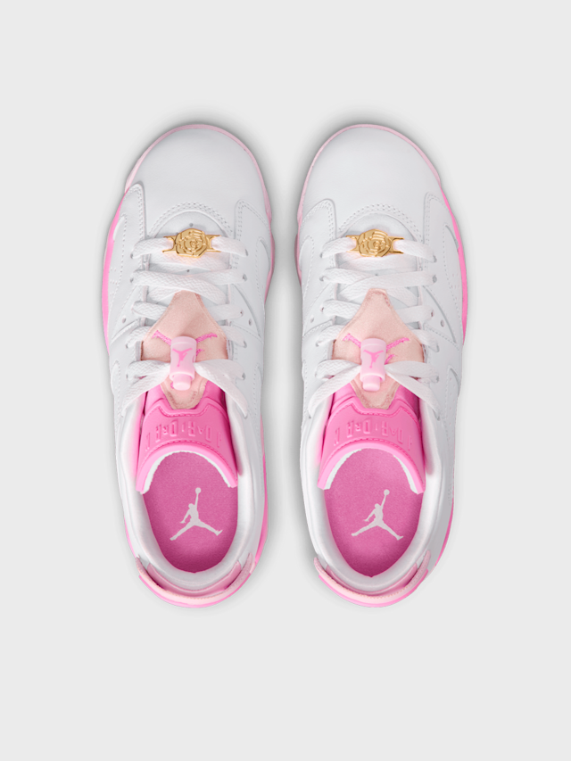 Jordan, Air Jordan 6 Retro Low "China Rose" (GS), white, Image 6 of 8