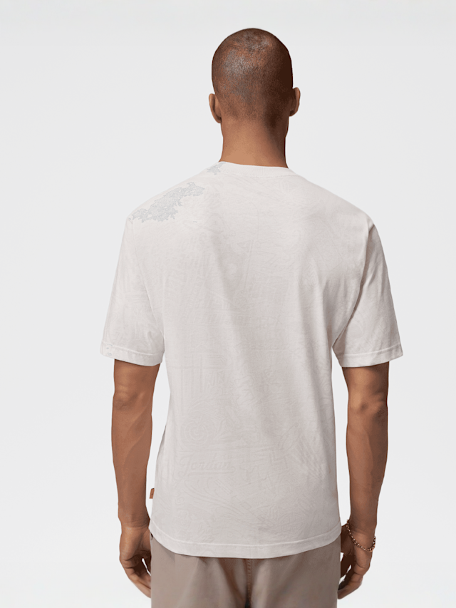 Jordan, Brooklyn Graphic Shortsleeve Crew, beige, Image 2 of 5