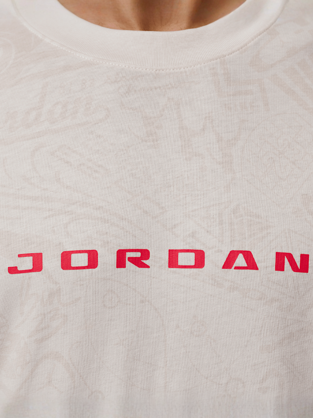 Jordan, Brooklyn Graphic Shortsleeve Crew, beige, Image 3 of 5