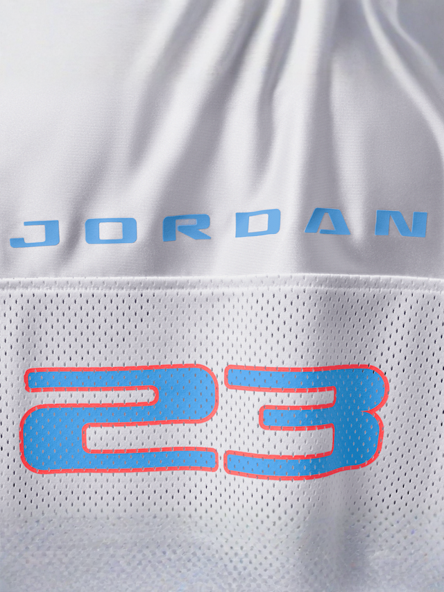 Jordan, Brooklyn Shortsleeve Jersey Top, white, Image 5 of 7