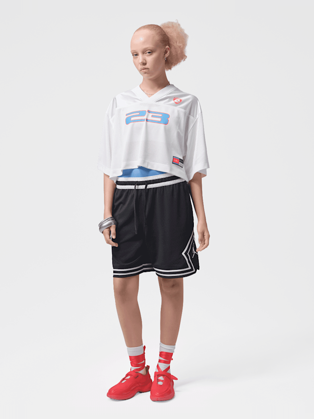 Jordan, Brooklyn Shortsleeve Jersey Top, white, Image 7 of 7