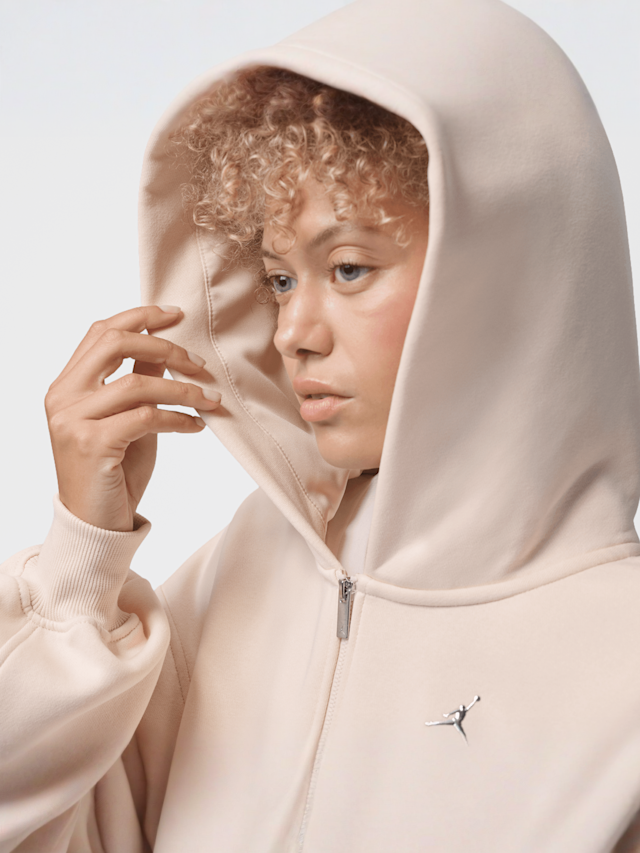 Jordan, Brooklyn Full-Zip Hoodie, beige, Image 4 of 9