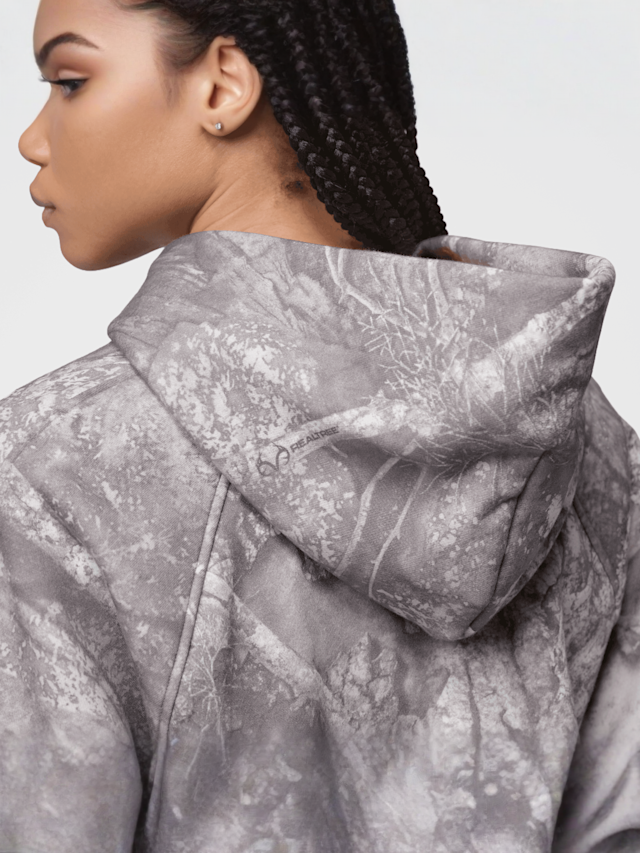 Jordan, Brooklyn Fleece Crop Realtree Pullover, grey, Image 6 of 8