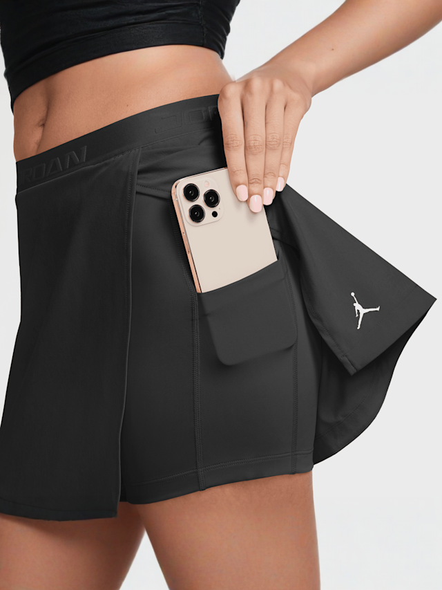 Jordan, Sport Essentials Dri-FIT Skirt, black, Image 4 of 5