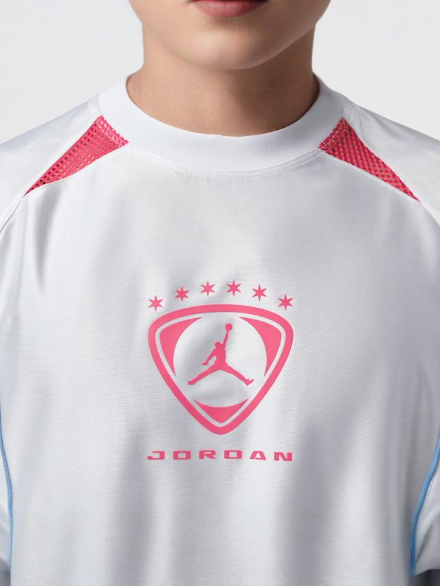 Jordan, Brooklyn Long-Sleeve Goalie Top, white, Image 3 of 6