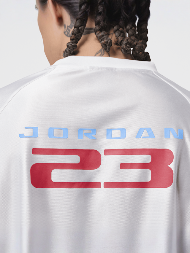 Jordan, Brooklyn Long-Sleeve Goalie Top, white, Image 4 of 6