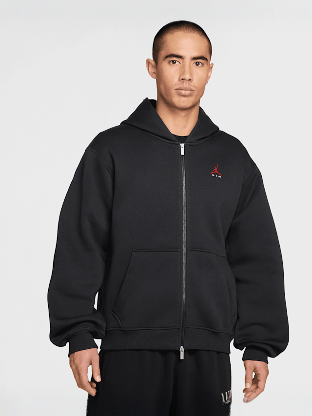 Jordan, Brooklyn Fleece Full-Zip Hoodie, black, Image 1 of 3