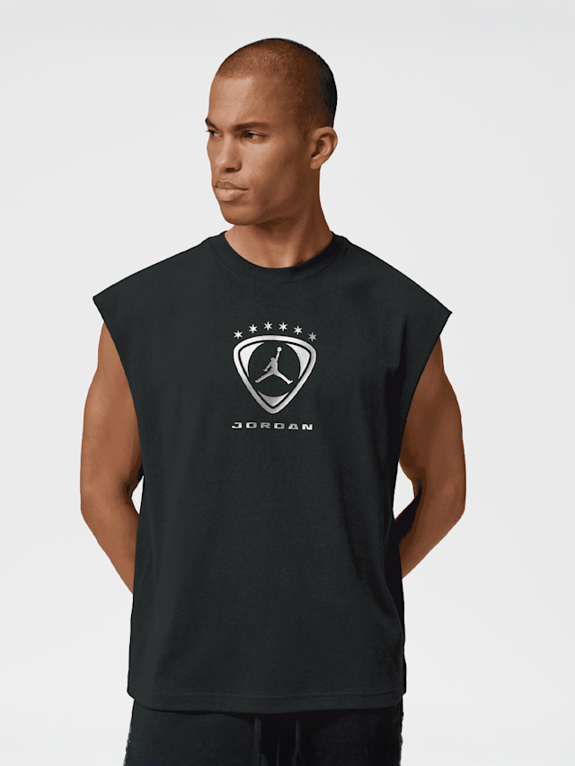 Jordan, Brooklyn Sleeveless Top, black, Image 1 of 4