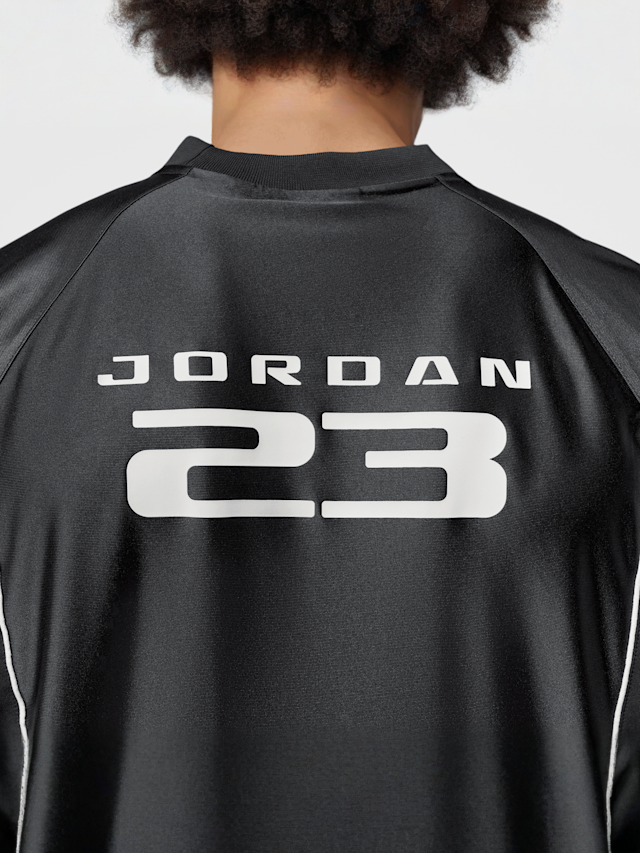 Jordan, Brooklyn Long-Sleeve Goalie Top, black, Image 4 of 6