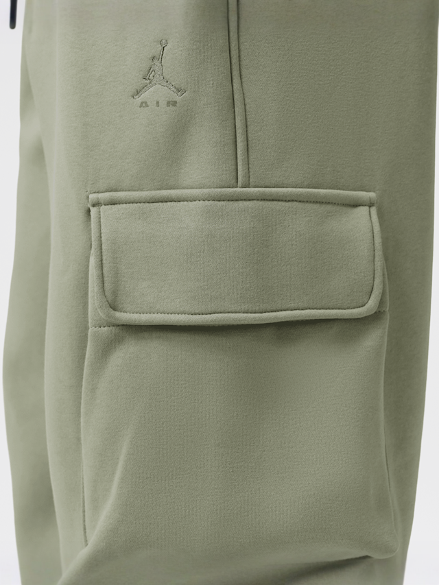 Jordan, Brooklyn Oversized Fleece Cargo Pants, green, Image 4 of 7