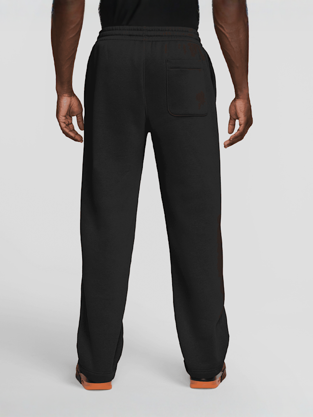Jordan, Brooklyn Statement Fleece Open-Hem Pants, red, Image 2 of 6