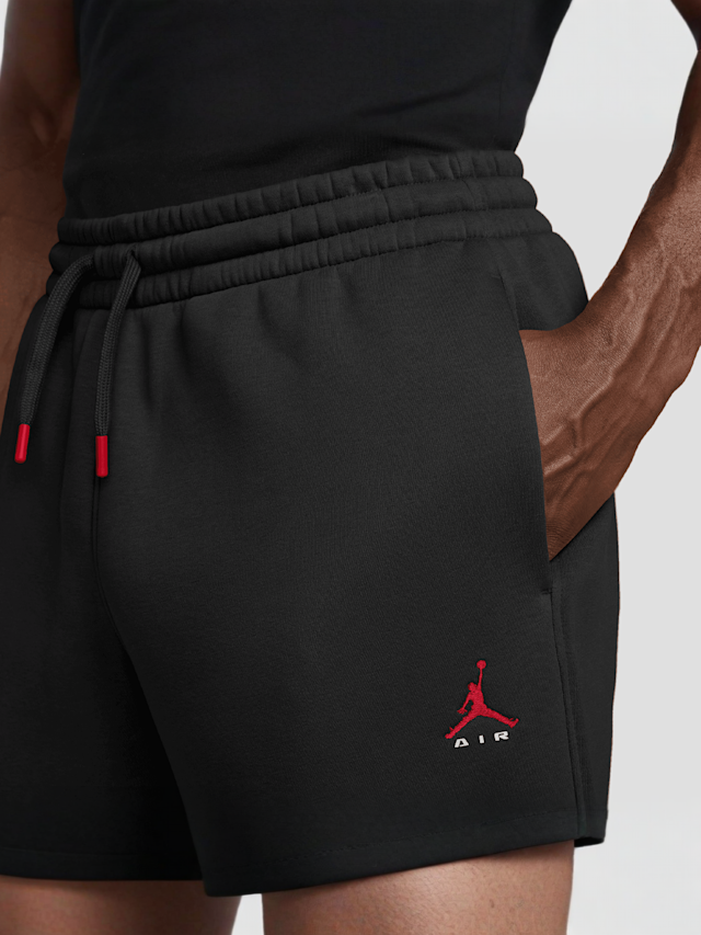 Jordan, Brooklyn Statement Fleece Open-Hem Pants, black, Image 3 of 6