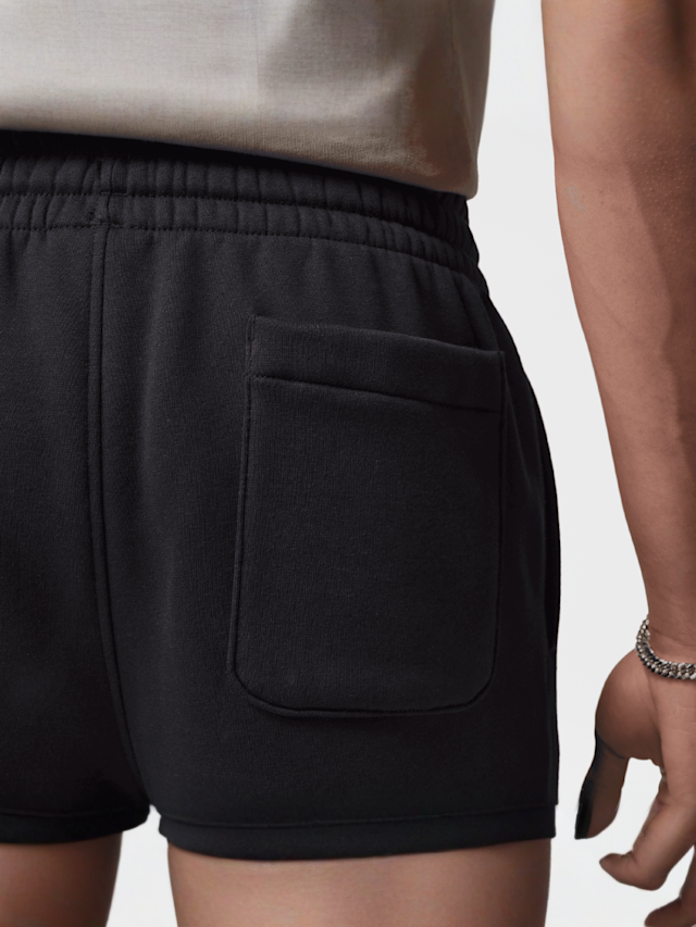 Jordan, Brooklyn Statement Fleece Open-Hem Pants, black, Image 4 of 6