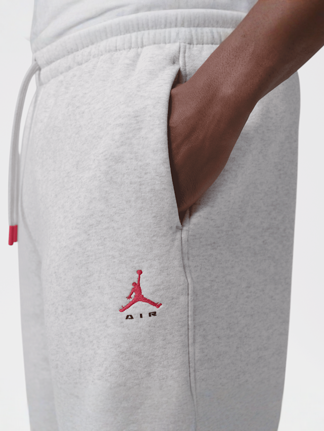 Jordan, Brooklyn Statement Fleece Open Hem Pant, grey, Image 3 of 5