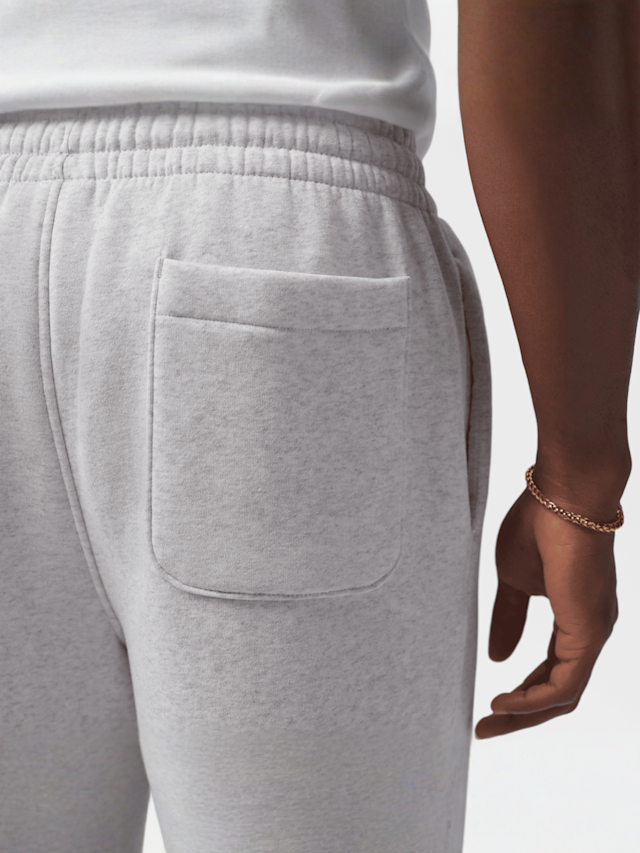 Jordan, Brooklyn Statement Fleece Open Hem Pant, grey, Image 4 of 5
