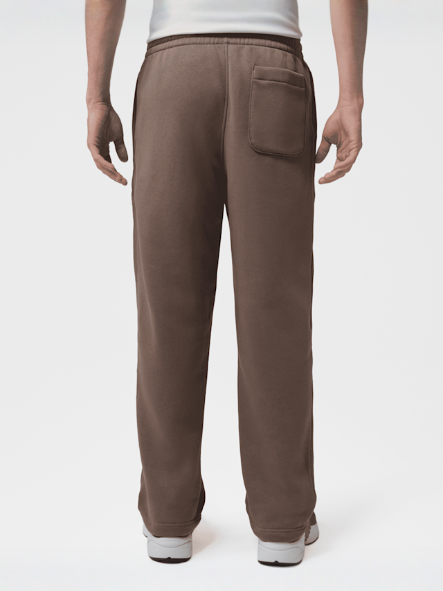 Jordan, Brooklyn Statement Fleece Open-Hem Pants, brown, Image 2 of 6