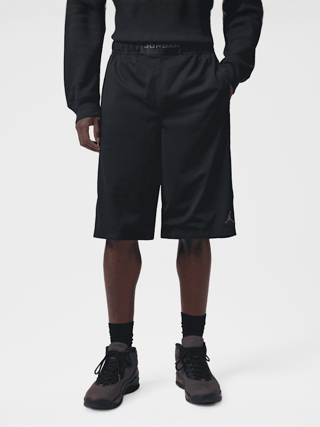 Jordan, Brooklyn Mesh Cat Scratch Shorts, black, Image 1 of 8