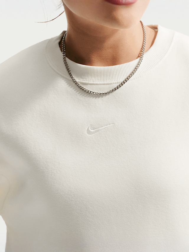 Jordan, Sportswear Studio Boxy Fleece Crew-Neck, beige, Image 3 of 4