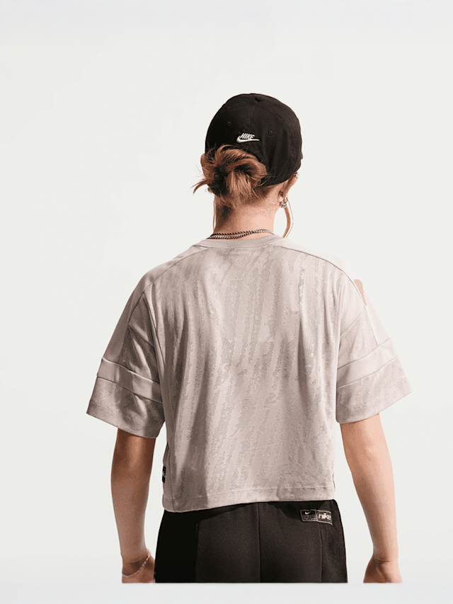 Nike  , Sportswear Mesh Coverup Dance Top, beige, Image 2 of 6