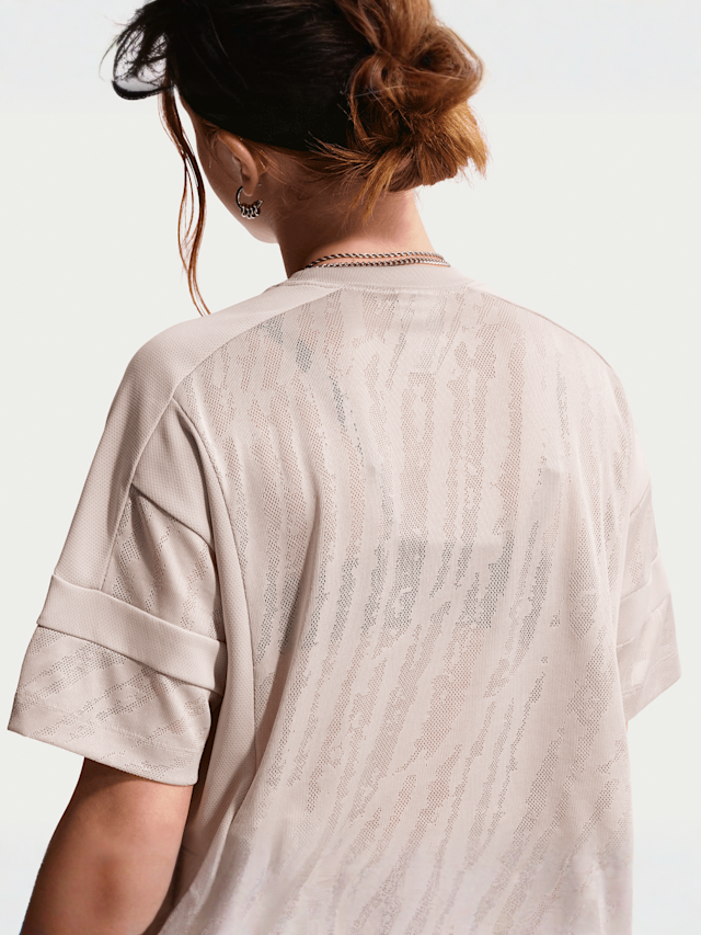 Nike  , Sportswear Mesh Coverup Dance Top, beige, Image 4 of 6