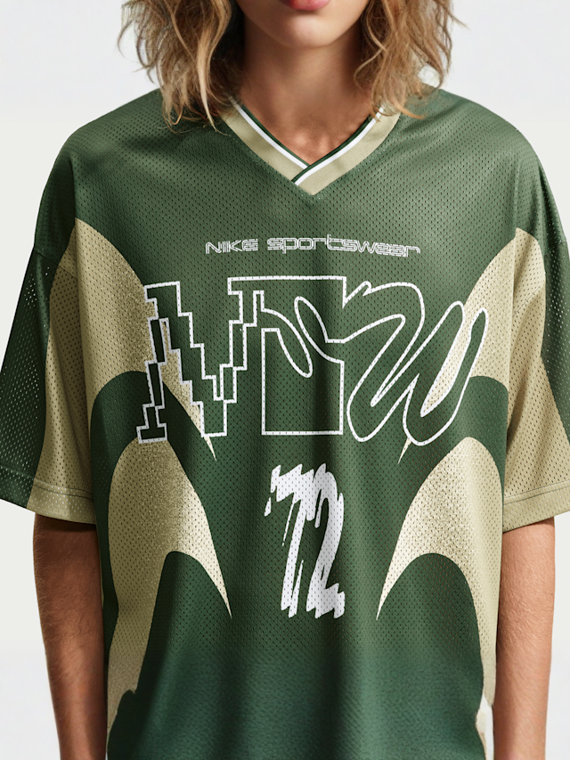 Nike  , Sportswear Loose Mesh T-Shirt, green, Image 2 of 5