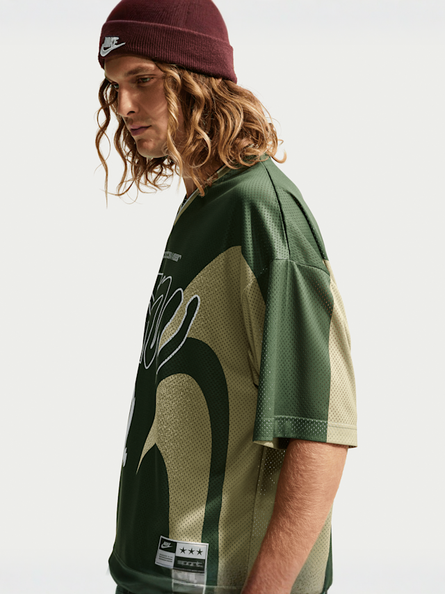Nike  , Sportswear Loose Mesh T-Shirt, green, Image 3 of 5