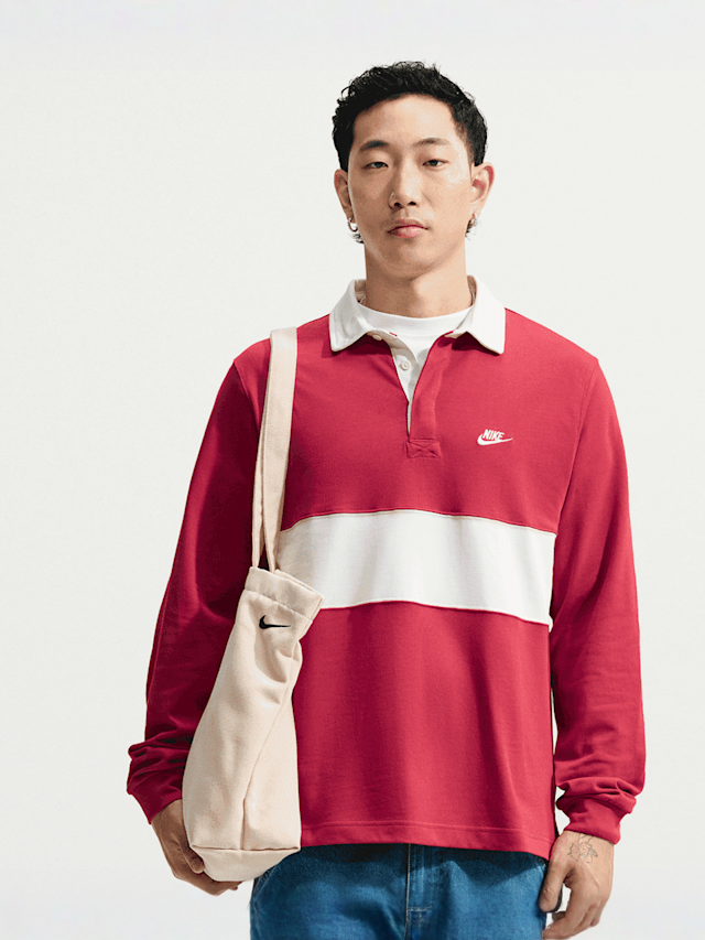 Nike  , Club Longsleeve Rugby Top, red, Image 1 of 5