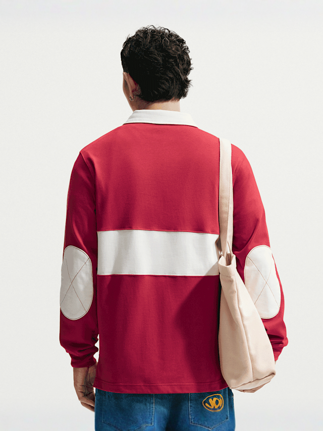 Nike  , Club Longsleeve Rugby Top, red, Image 2 of 5