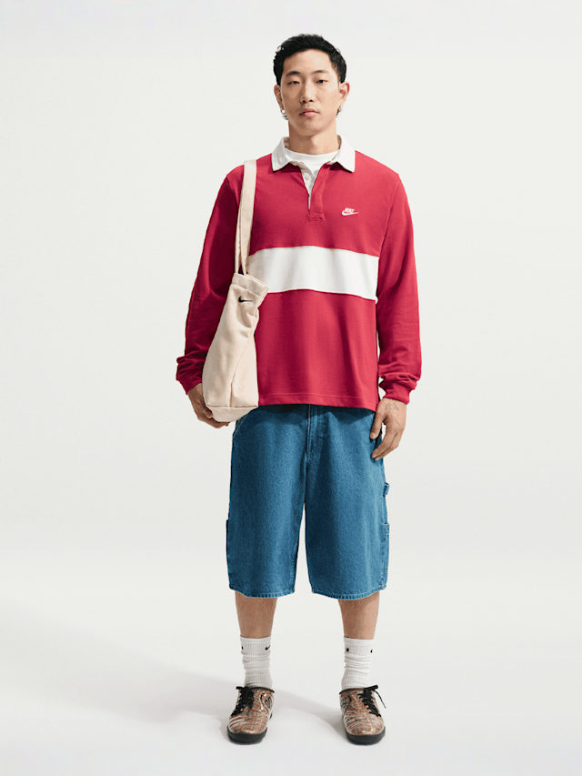 Nike  , Club Longsleeve Rugby Top, red, Image 5 of 5