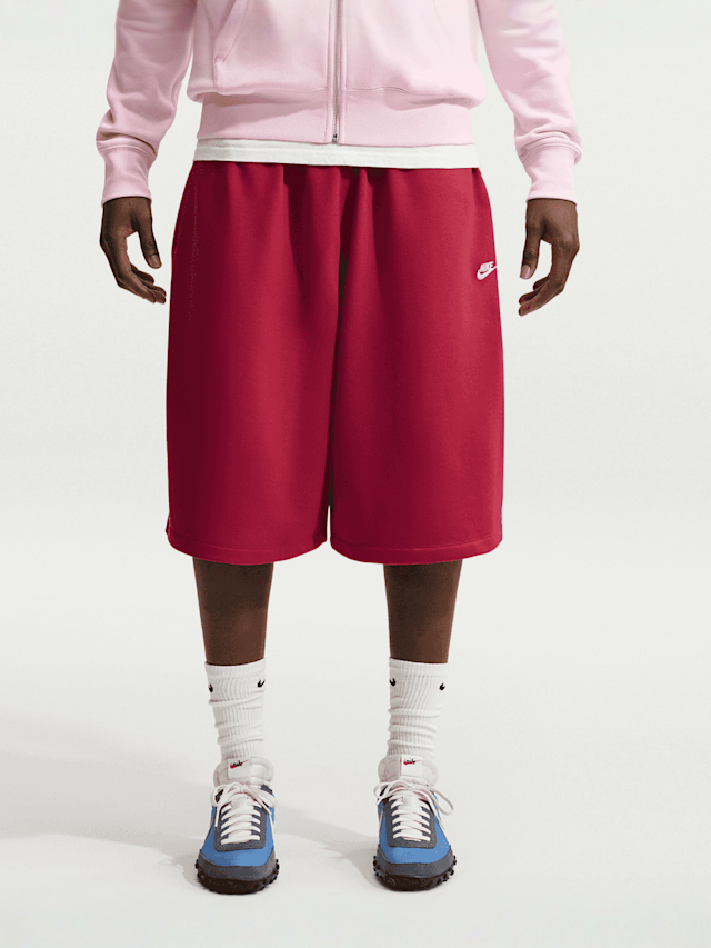 Nike  , Sportswear Club Oversize French Terry Shorts, red, Image 1 of 4