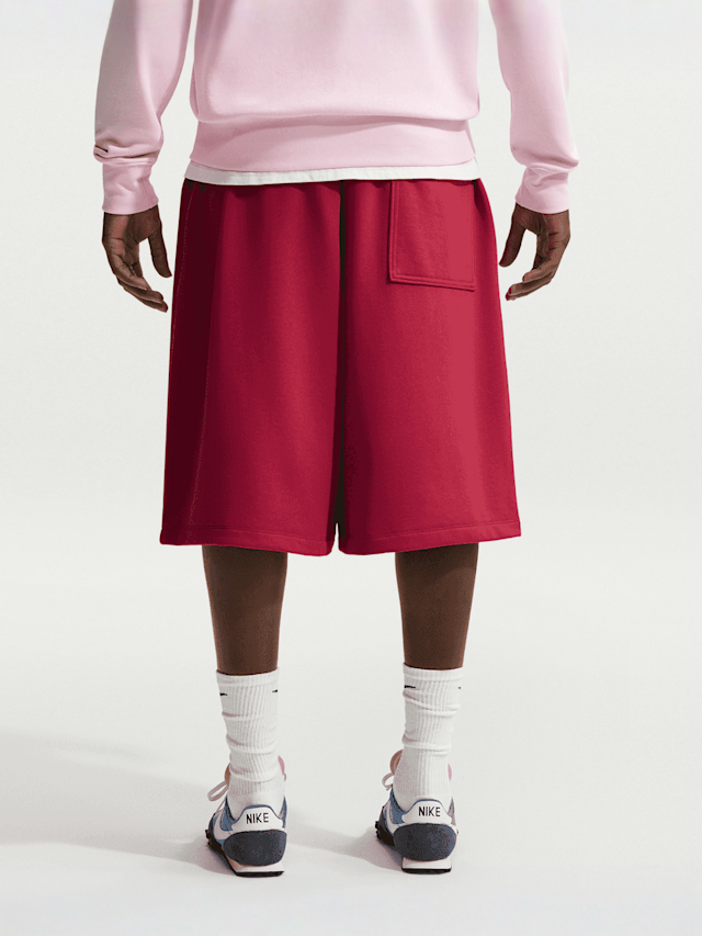 Nike  , Sportswear Club Oversize French Terry Shorts, red, Image 2 of 4