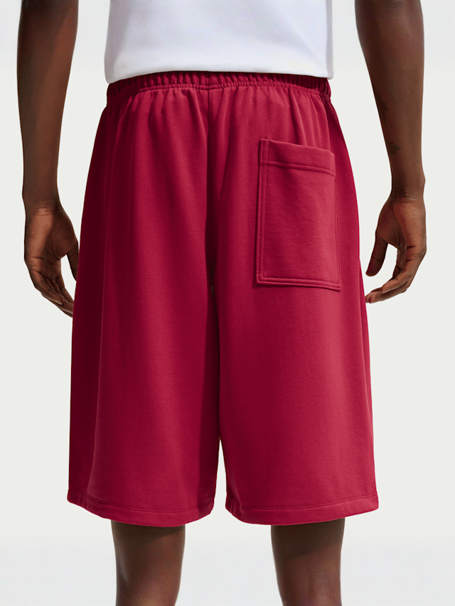 Nike  , Sportswear Club Oversize French Terry Shorts, red, Image 4 of 4