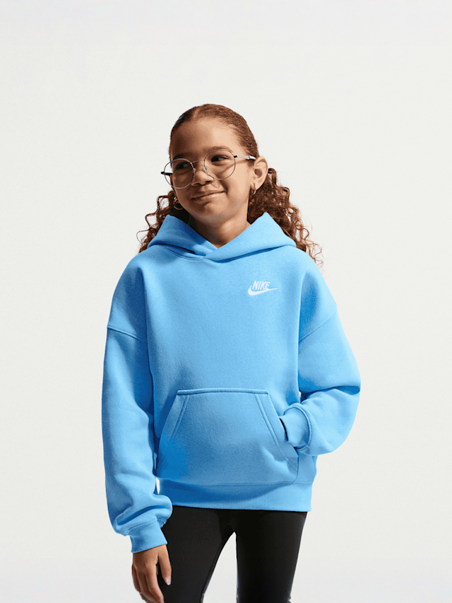 Nike  , Sportswear Club Fleece Oversized Hoodie, blue, Image 1 of 4