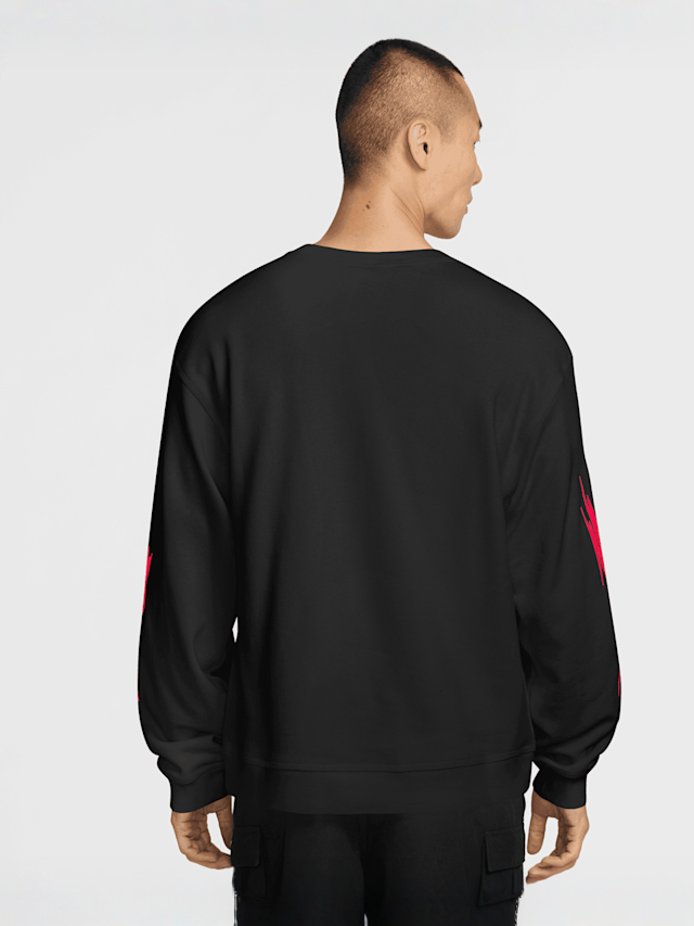 Nike  , Graphic Fleece Crew-Neck Sweatshirt, multi-colour, Image 2 of 3