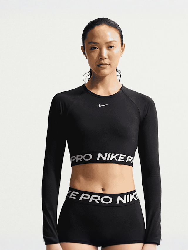 Nike  , Pro Dri-FIT 365 Crop Longsleeve, black, Image 1 of 5
