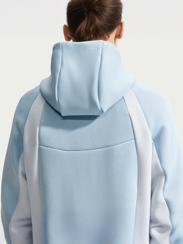 Nike  , Tech Color-Block Full-Zip Fleece Windrunner Jacket, blue, Image 4 of 5