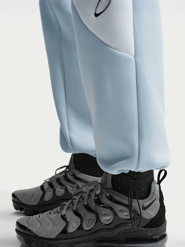 Nike  , Tech Color-Block Open-Hem Fleece Pants, blue, Image 5 of 5
