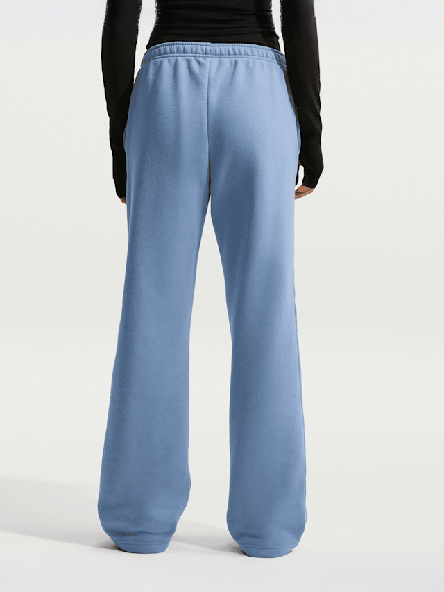 Nike  , Studio Fleece Medium Weight Mid Rise Open Hem Pant, blue, Image 2 of 6