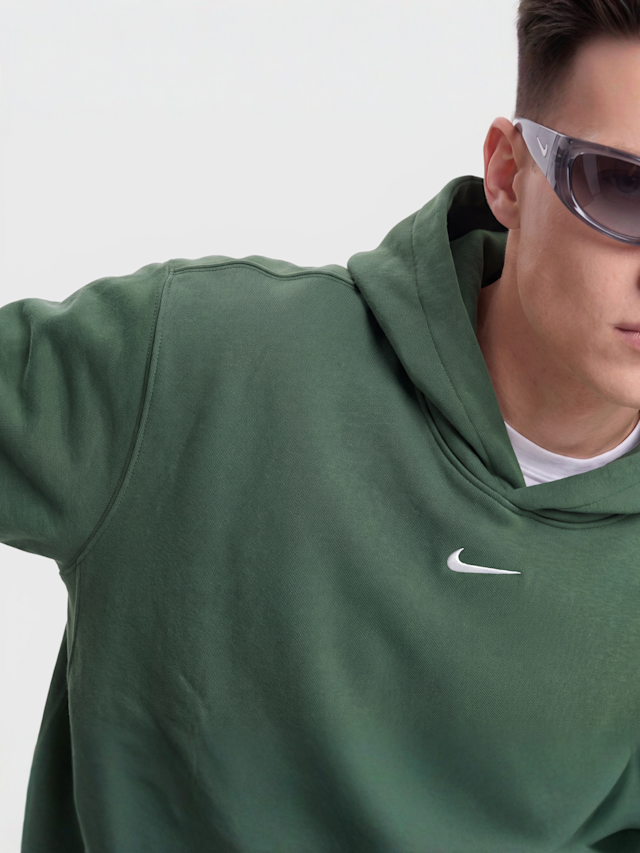 Nike  , Solo Fleece Hoodie, green, Image 3 of 4