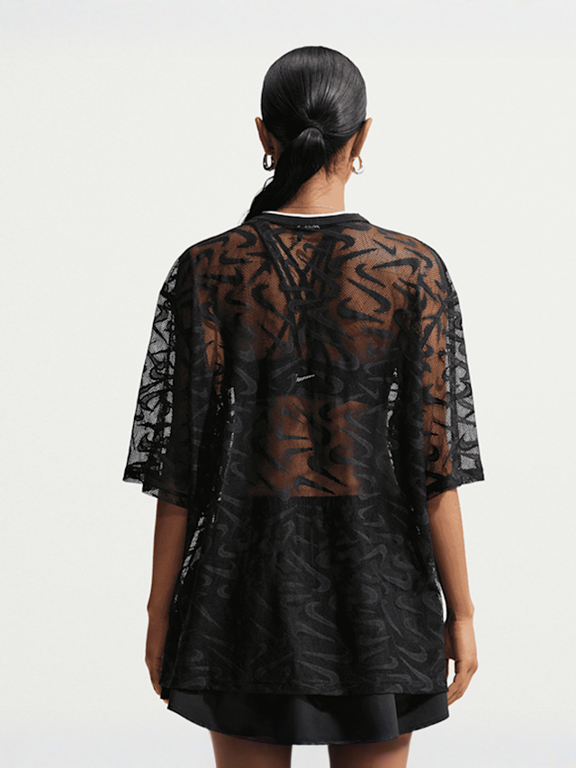 Nike  , Chill Woven Lace Jersey, black, Image 2 of 6