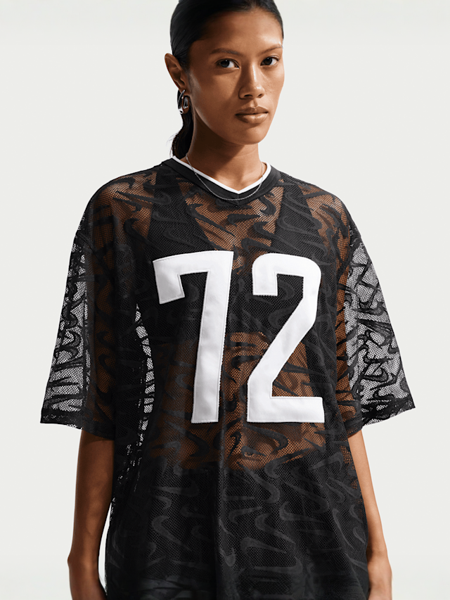 Nike  , Chill Woven Lace Jersey, black, Image 3 of 6