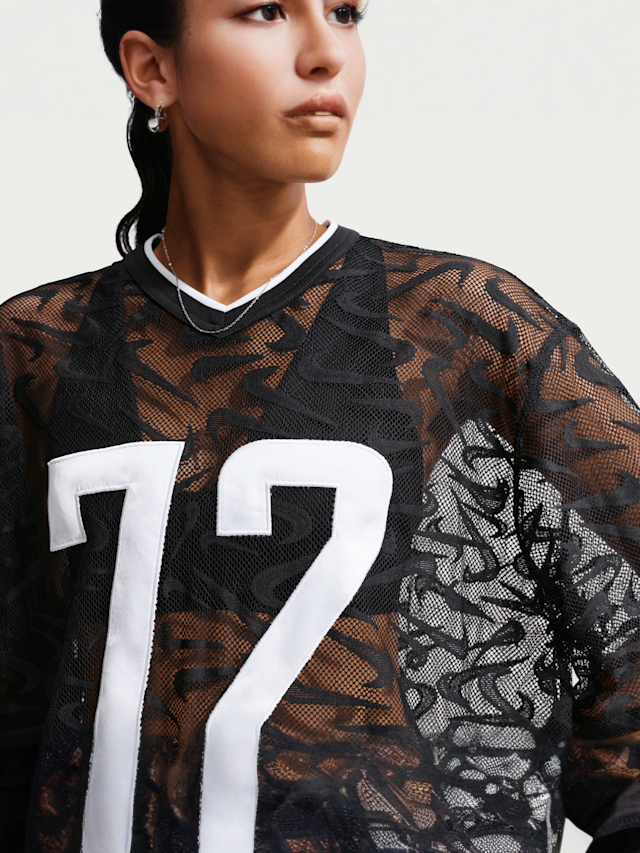 Nike  , Chill Woven Lace Jersey, black, Image 5 of 6