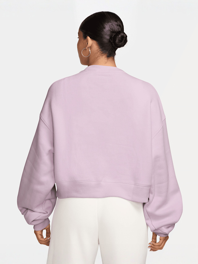 Nike  , Studio Fleece Oversized Cropped Crew, light pink, Image 2 of 3