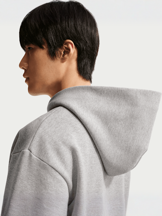 Nike  , Solo Swoosh Full-Zip Hoodie, grey, Image 4 of 4
