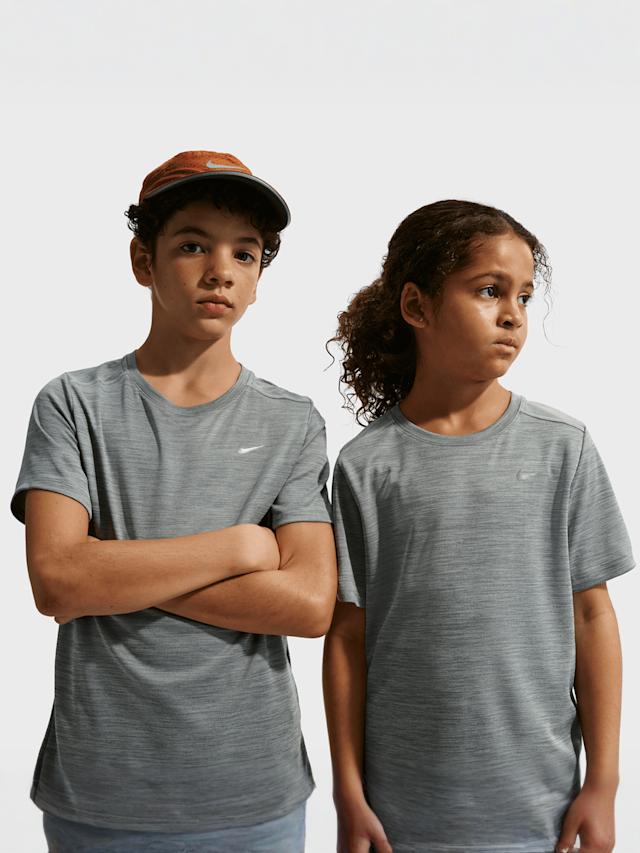 Nike  , Miler Dri-FIT Short-Sleeve Top, grey, Image 1 of 5