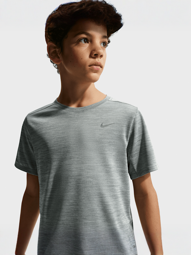 Nike  , Miler Dri-FIT Short-Sleeve Top, grey, Image 3 of 5