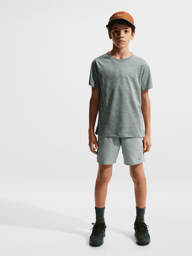 Nike  , Miler Dri-FIT Short-Sleeve Top, grey, Image 5 of 5