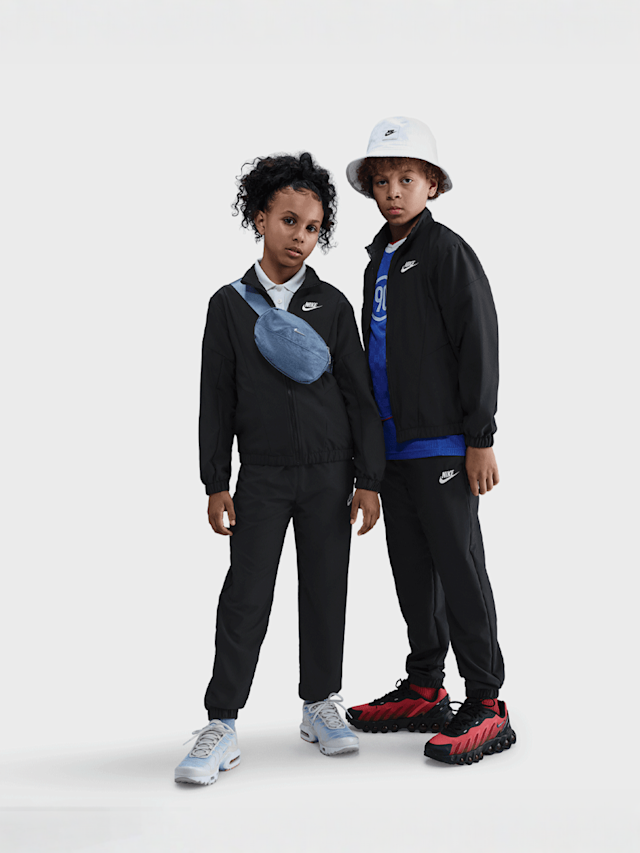 Nike  , Sportswear Woven Full Zip Tracksuit, black, Image 1 of 7