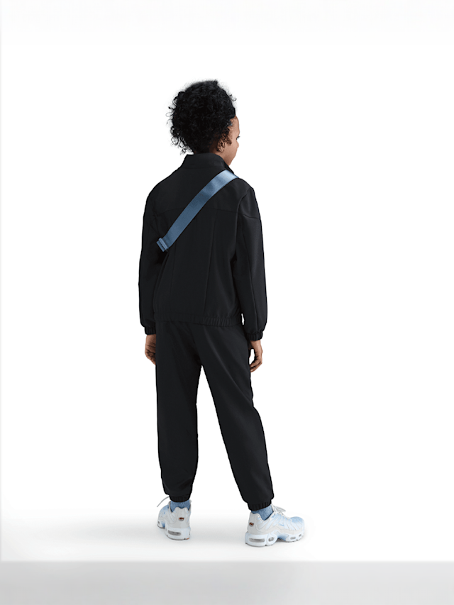 Nike  , Sportswear Woven Full Zip Tracksuit, black, Image 3 of 7